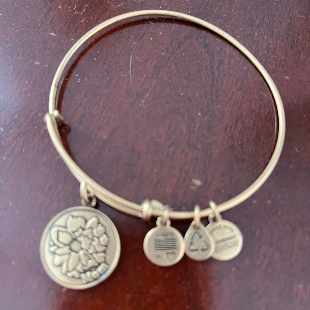 Alex & Ani Mom charm bracelet